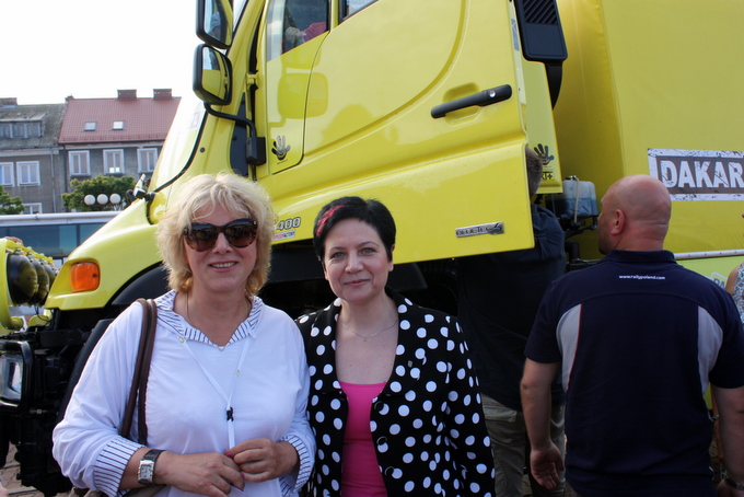 aktorka Dorota Kamińska i radna Agata Gołaszewska