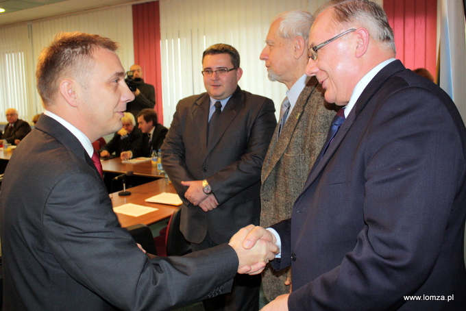Akt Powołania odbiera Karol Łebkowski