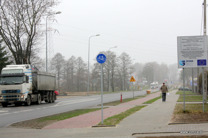 nowe ciągi piesze i rowerowe przy ul. Poznańskiej
