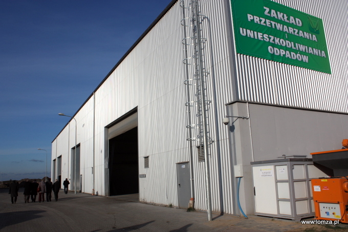 Zakład Przetwarzania i Unieszkodliwiania Odpadów z zewnątrz