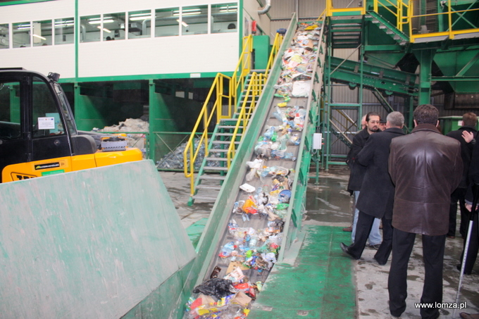 linia technologiczna sortowania odpadów 