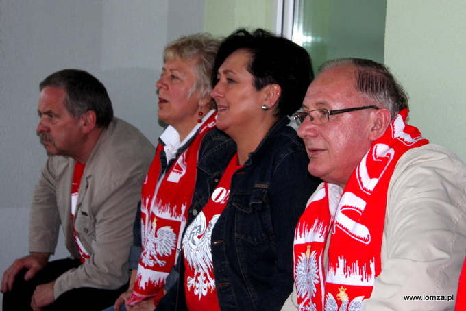 Prezydent Łomży Mieczysław Czerniawski z żoną i Wiceprezydent Mirosława Kluczek