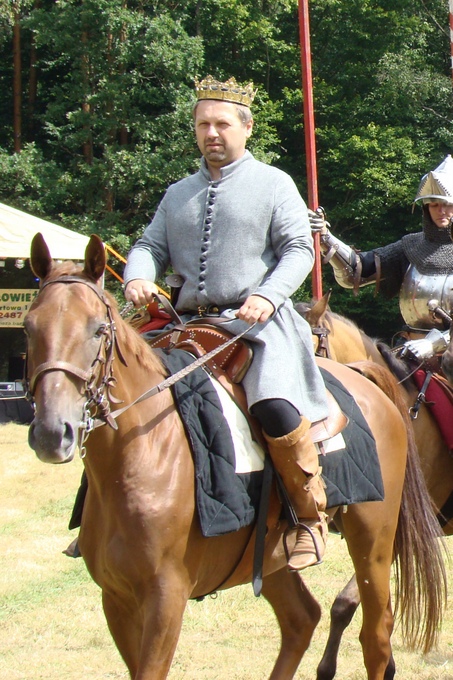 Jacek Szymański w roli Króla Jagiełły