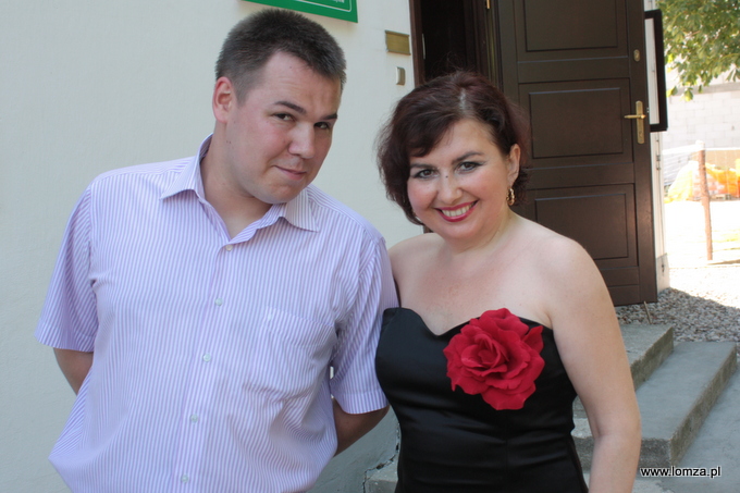 Paweł Lipski (fortepian) i Monika Fedyk-Klimaszewska (mezzosopran)