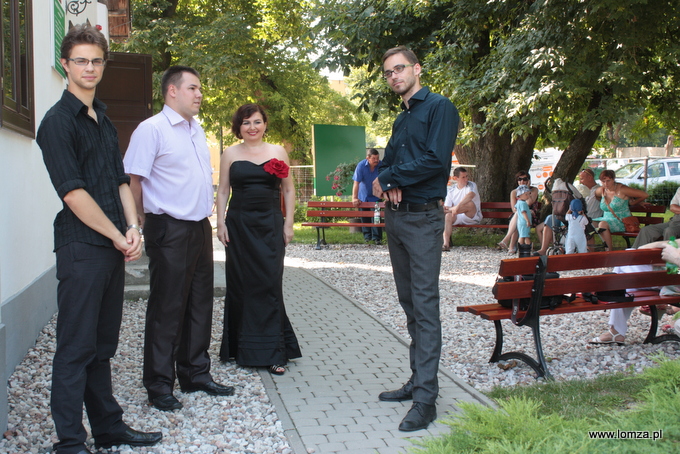 za "kulisami" - w oczekiwaniu na występ