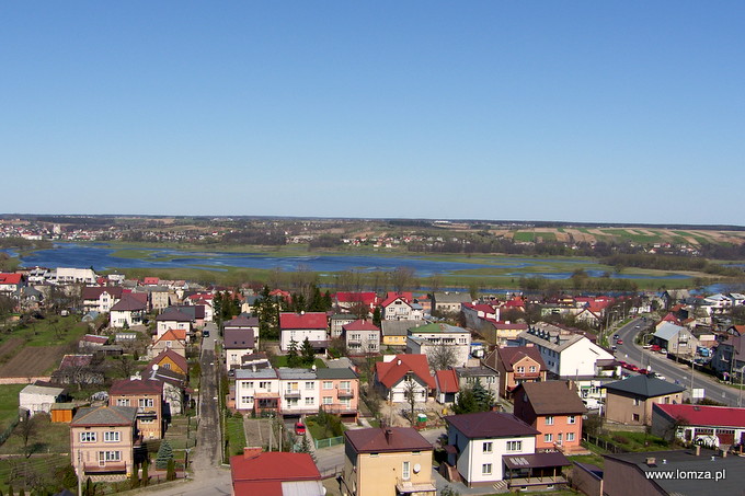 widok z wieży ciśnień na dolinę Narwi, fot. arch.