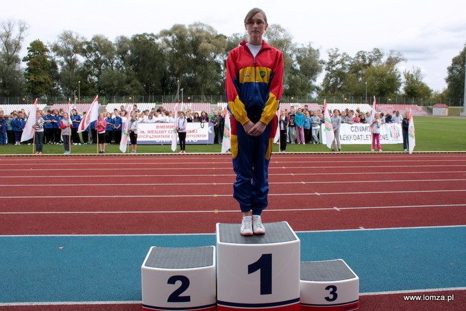 Izabela Lipińska, srebrna medalistka finalu krajowego Czwartków w skoku wzwyż