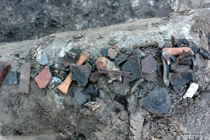 znalezione elementy ceramiczne