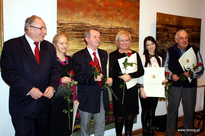 Prezydent Łomży Mieczysław Czerniawski, Anna Bureś, Antoni Mieczkowski, Beata Antoniuk, Julita Fabiszewska "Jula", Henryk Gała