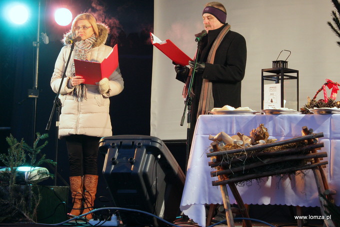 Łomżyńską Wieczerzę Wigilijną poprowadzili Anna Sobocińska i Józef Babiel