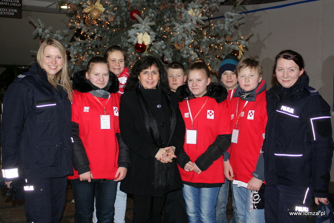 Eleni i wolontariusze Caritas