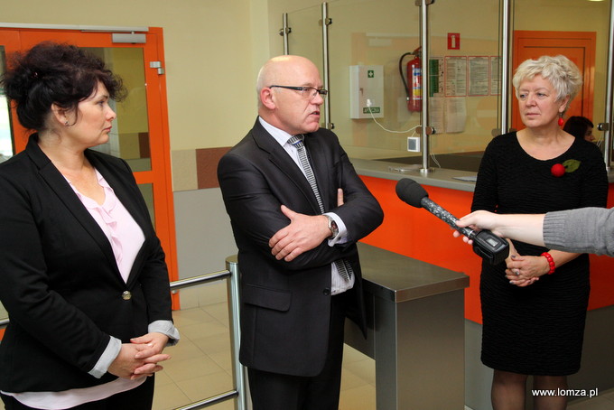 Małgorzata Okruta, Maciej Bąk, Zastępca Prezydenta Łomży Mirosława Kluczek
