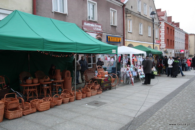 Łomżyńskiej Wieczerzy Wigilijnej towarzyszył Jarmark Świąteczny