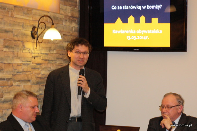 Zenon Zabagło – właściciel Atelier Zetta, wykonawca projektu na zagospodarowanie Hali Targowej w Łomży