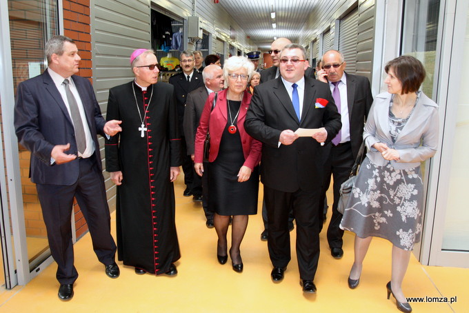po oficjalnym otwarciu odbyło się zwiedzanie nowootwartej hali targowej