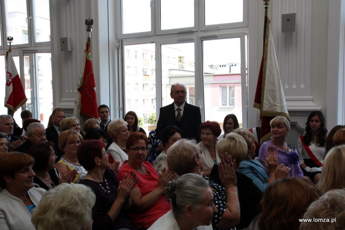 Grono absolwentów  zaszczycił swoją obecnością maturzysta z 1947 roku, Feliks Babiel