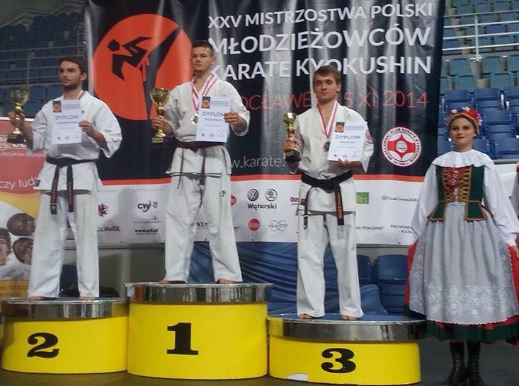 Maciej Tercjak na najwyższym stopniu podium