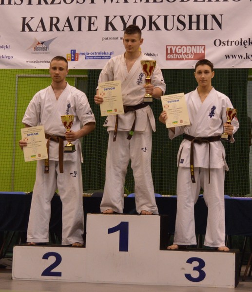 Maciej Tercjak na najwyższym stopniu podium