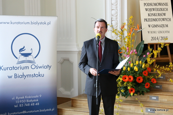 Podlaski Kurator Oświaty Jerzy Kiszkiel