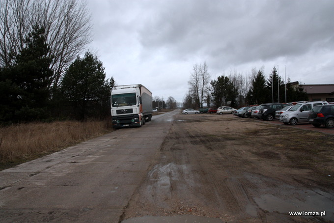 ulica Meblowa przed remontem - styczeń 2014 r.