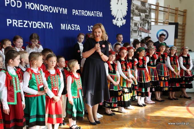 Na uroczystości obecna była zastępczyni Prezydenta Łomży - Agnieszka Muzyk