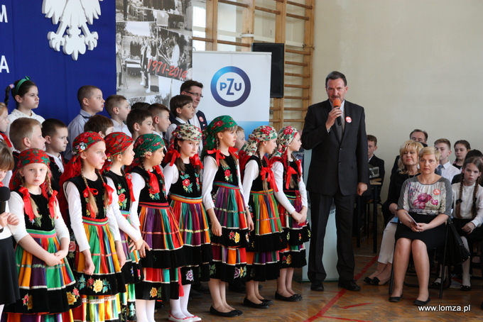 Na Wieczorze Patriotycznym obecny był Jerzy Kiszkiel - Podlaski Kurator Oświaty