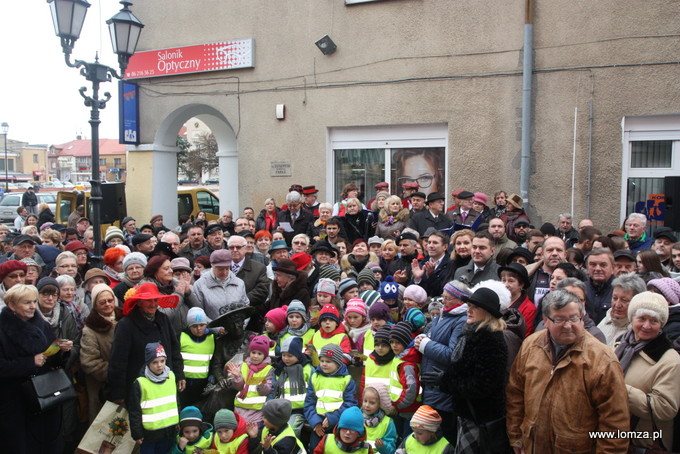 Tłumy łomżan przyszły uczcić 100. rocznicę urodzin Hanki Bielickiej
