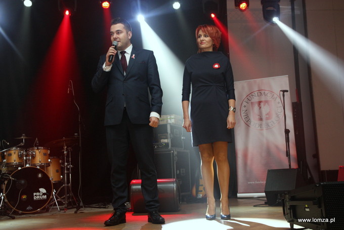 Prezydent Łomży Mariusz Chrzanowski i Bernadeta Krynicka, do niedawna Przewodnicząca Rady Miejskiej, a niebawem Posłanka na Sejm RP