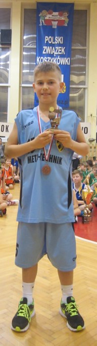 Oliver Mieczkowski, otrzymał tytuł "zawodnika drużyny"