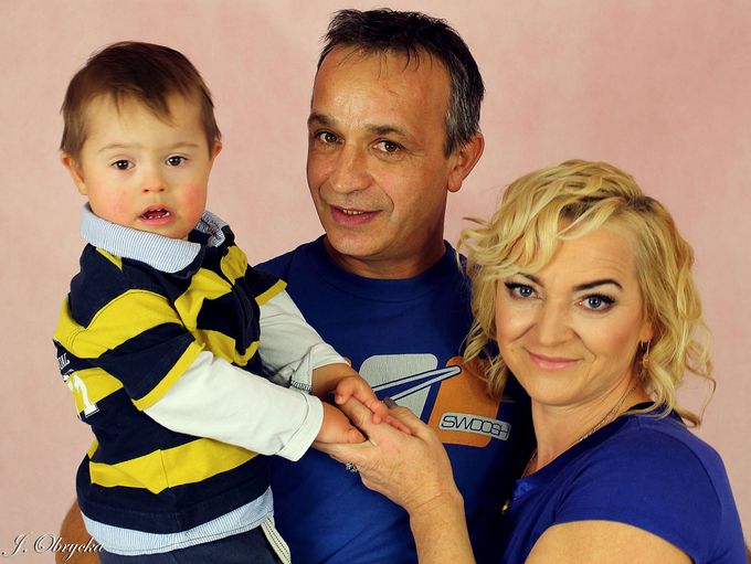Kuba wraz z rodzicami