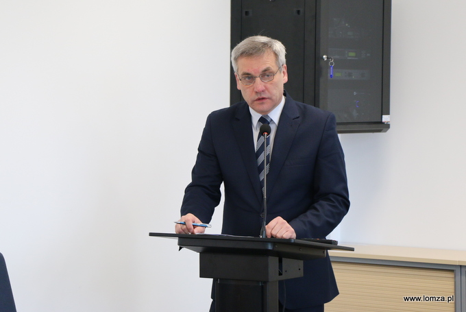 Wiceminister Infrastruktury i Budownictwa Jerzy Szmit w PPŁ