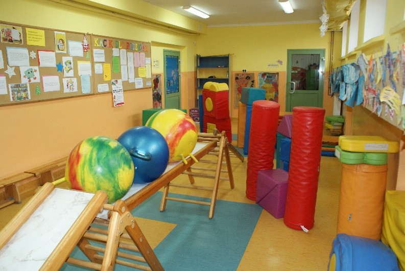Szkoła Podstawowa nr 4. Sala gimnastyczna sześciolatków