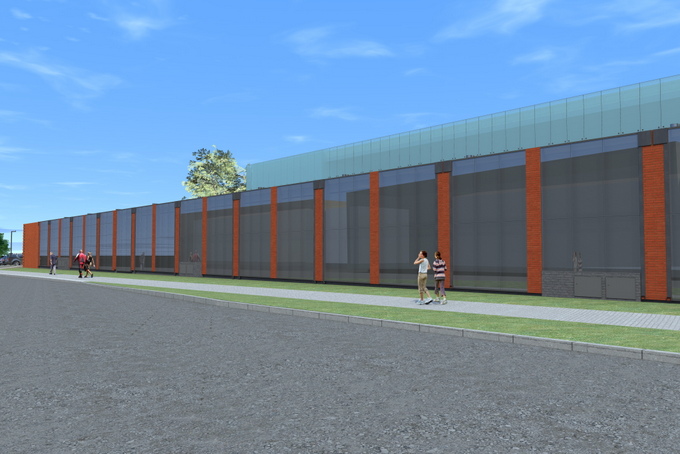 projekt koncepcyjny pn. „Przebudowa i modernizacja pawilonów handlowo-usługowych w rejonie dworca PKS w Łomży”, autorstwa mgr inż. architekta Andrzeja Popławskiego