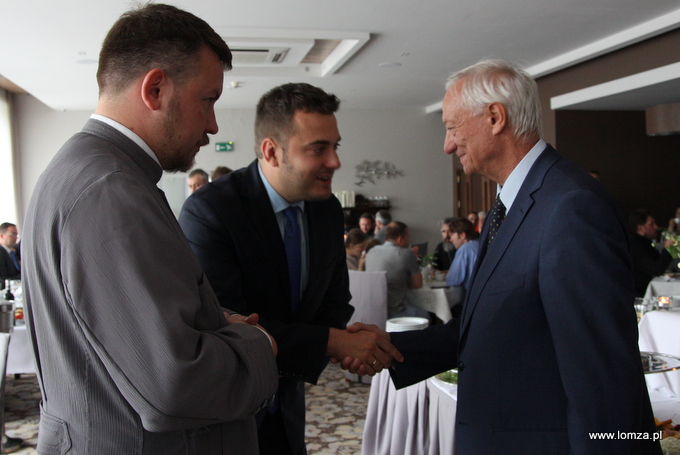W spotkaniu uczestniczył ambasador Republiki Serbii - Radojko Bogojević (pierwszy z prawej)