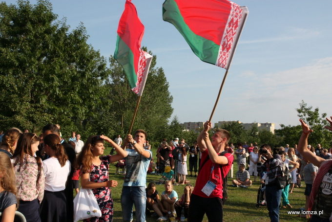 piknik rodzinny w ramach "Łomżyńskich wakacji" i diecezjalnego etapu Światowych Dni Młodzieży