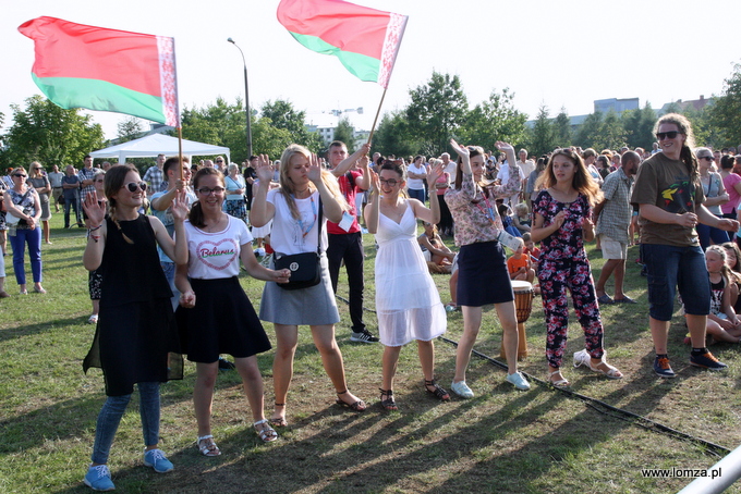 pielgrzymi na pikniku rodzinnym