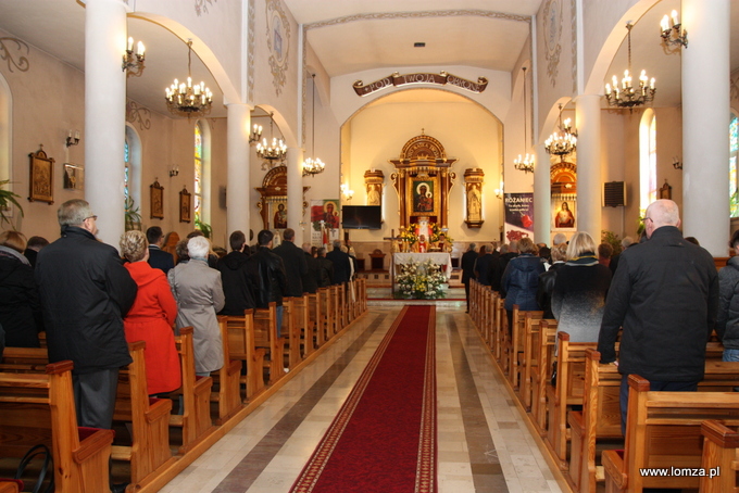 Msza święta w kościele pw. NMP Częstochowskiej