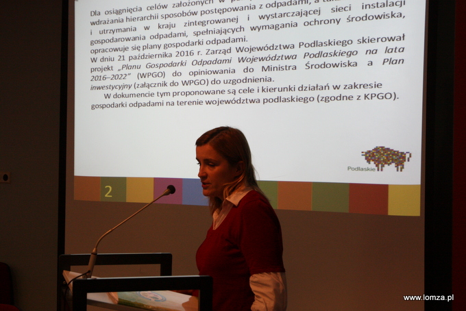 Agnieszka Puciłowska z Urzędu Marszałkowskiego Wojweództwa Podlaskiego