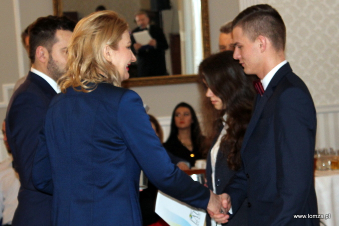 wręczenie laurów sportowym talentom