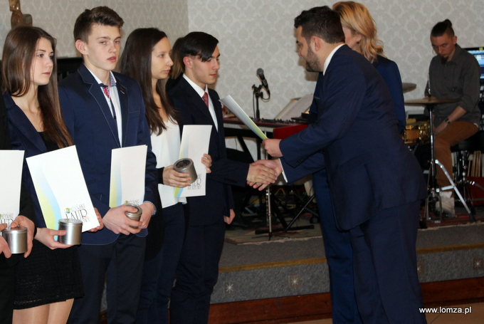 wręczenie laurów sportowym talentom