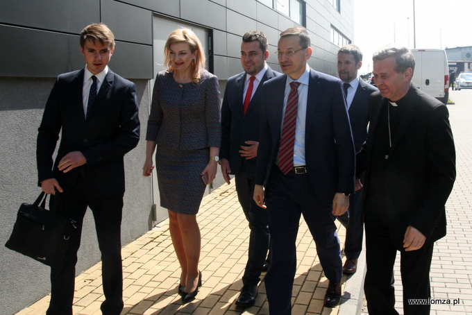 przyjazd Wicepremiera Mateusza Morawieckiego do PWSIiP w Łomży