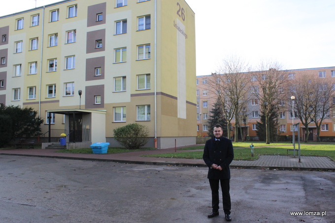 Prezydent Łomży Mariusz Chrzanowski sam osobiście sprawdził stan parkingów przy ul. Śniadeckiego