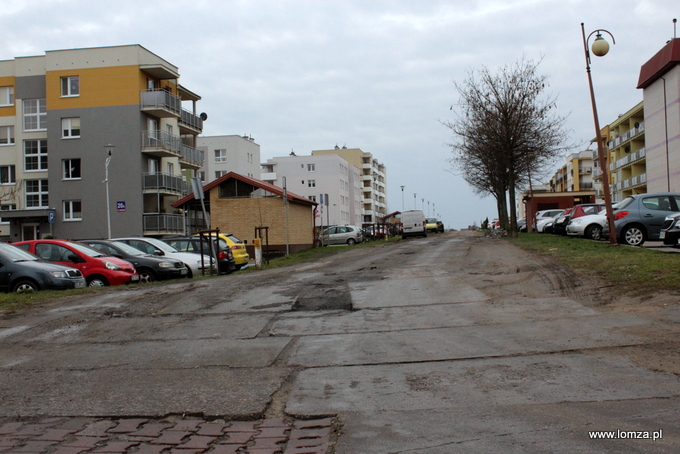 ulica Szmaragdowa w Łomży