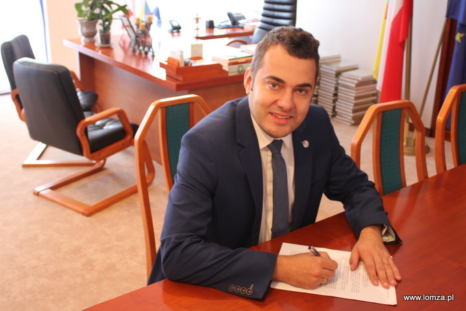 Prezydent Łomży Mariusz Chrzanowski