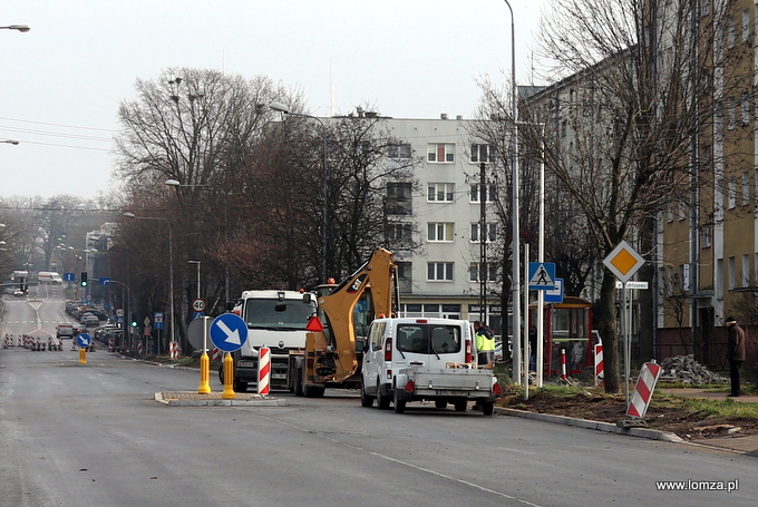 ulica Wojska Polskiego w Łomży