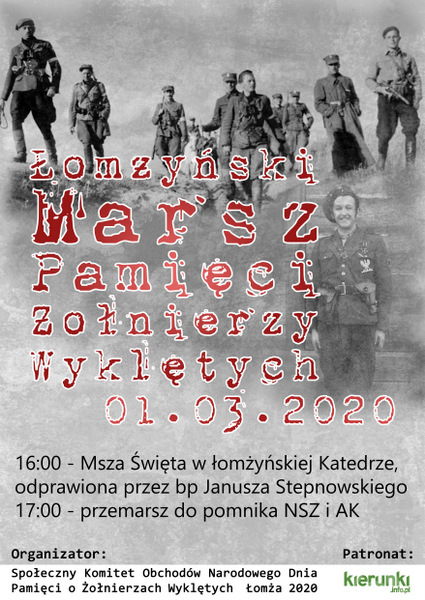 Łomżyński Marsz Pamięci Żołnierzy Wyklętych