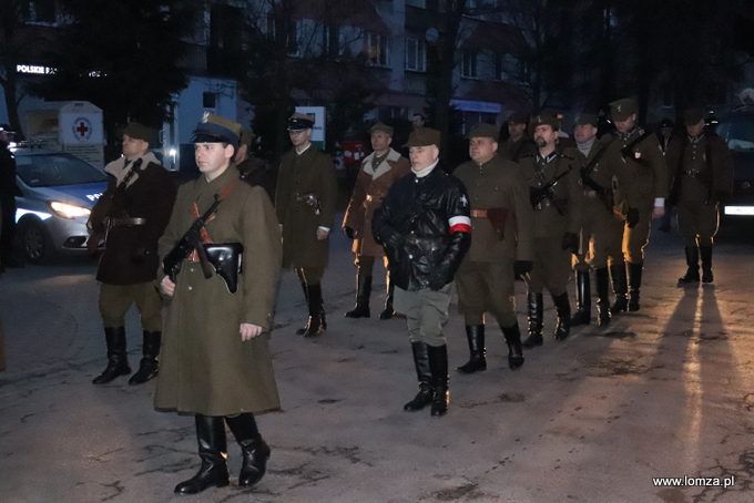ulicami Łomży przeszedł Marsz Pamięci Żołnierzy Wyklętych