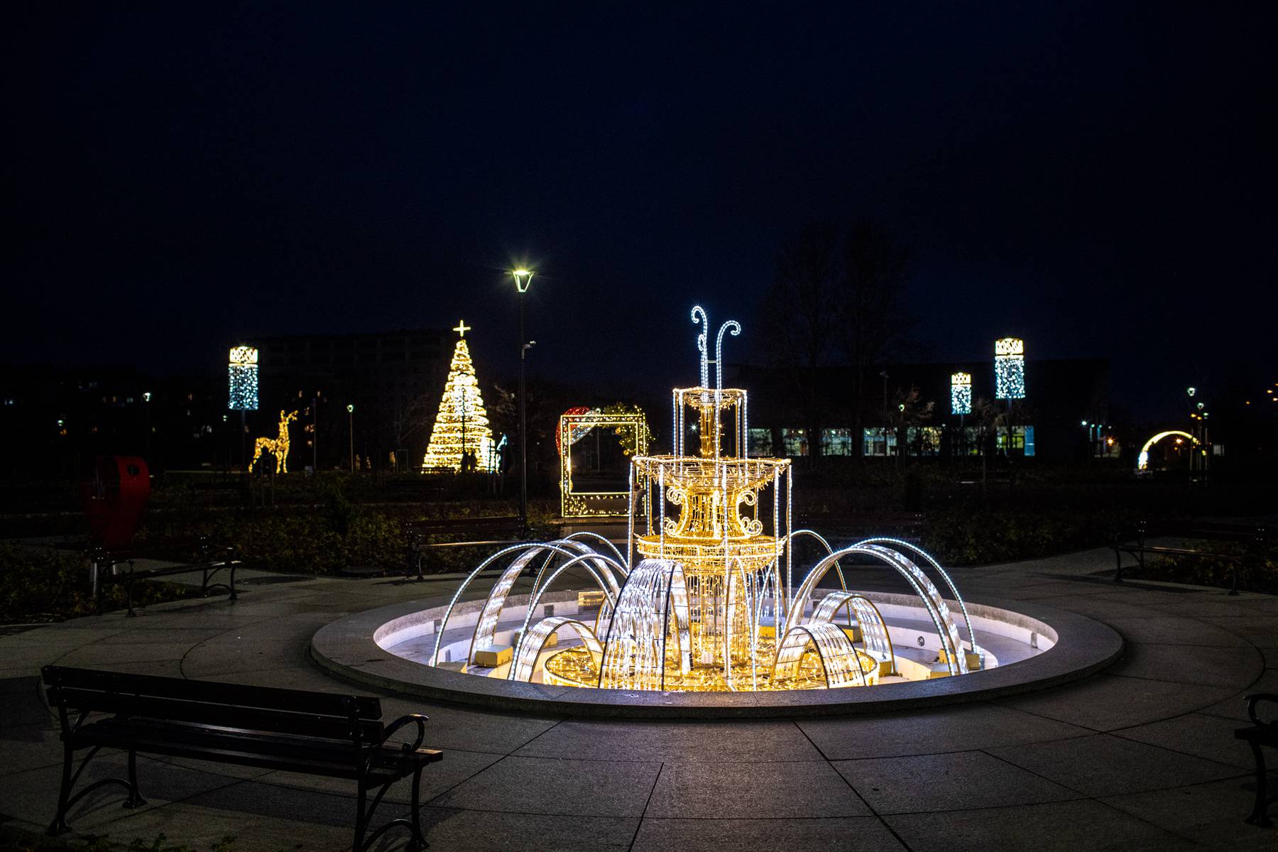 świąteczne iluminacje w Łomży