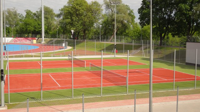 korty na Stadionie Miejskim, foto MOSiR