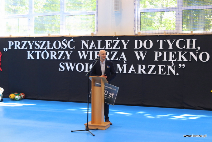 Jarosław Lewiarz, wykonawca sali sportowej SP 2